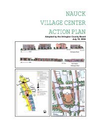 NAUCK VILLAGE CENTER ACTION PLAN - Arlington County