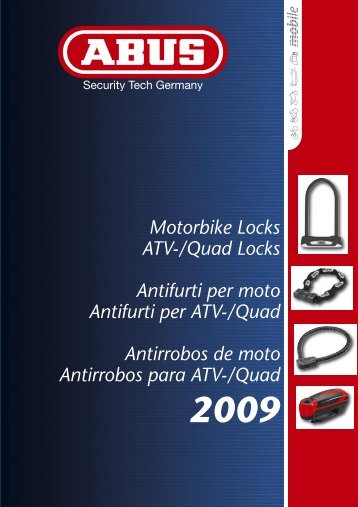 Motorbike Locks ATV-/Quad Locks Antifurti per moto Antifurti ... - Abus