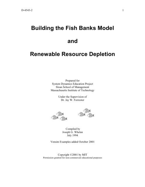 Building the Fish Banks Model and Renewable Resource Depletion