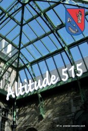 Altitude 515 - Association des Anciens et Anciennes de Bastogne