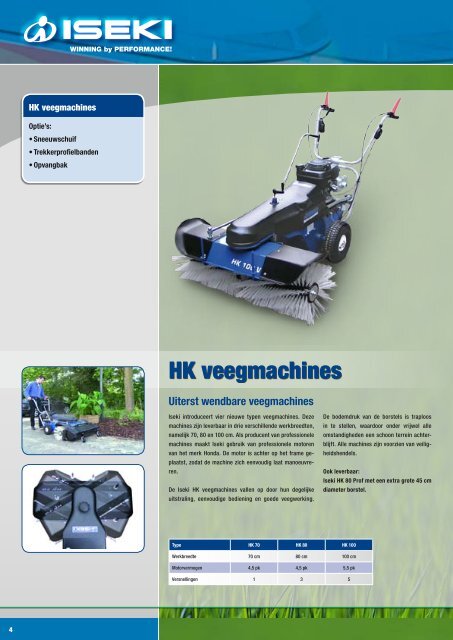 Kwaliteit, betrouwbaarheid en diversiteit - Becx Tuinmachines BV