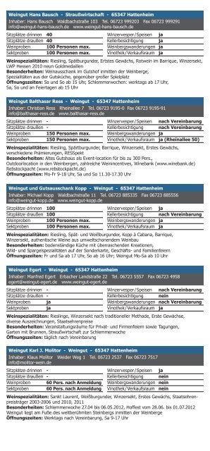 Straußwirtschaft - Eltville