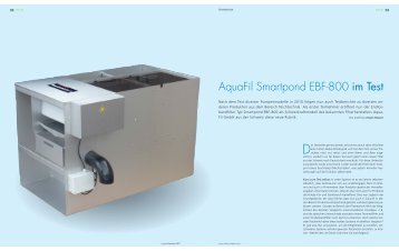 AquaFil Smartpond EBF-800 im Test