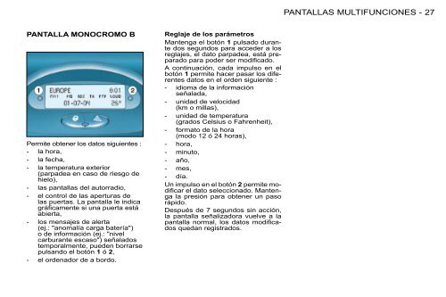 TOMA de CONTACTO - Club 206 Online