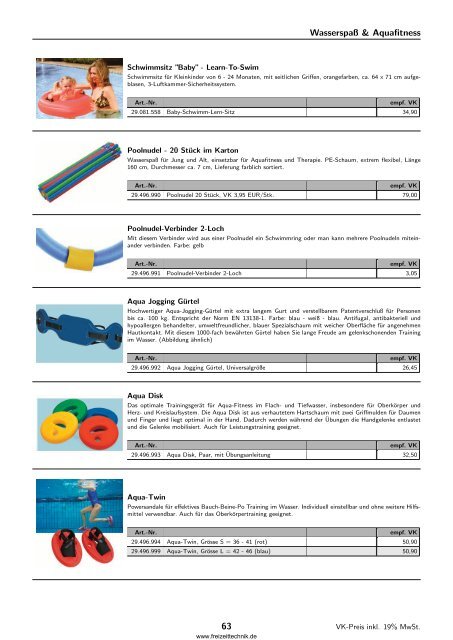 Katalog von Schwimmbadzubehör Pool Care von Schenk