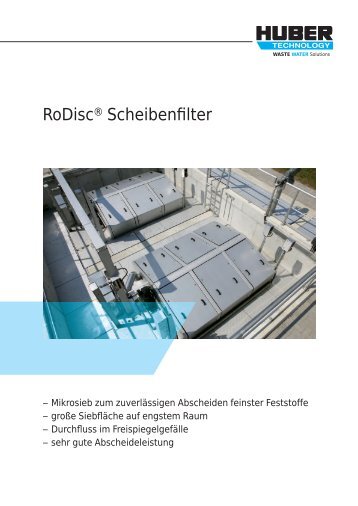 Prospekt: RoDisc® Scheibenﬁlter