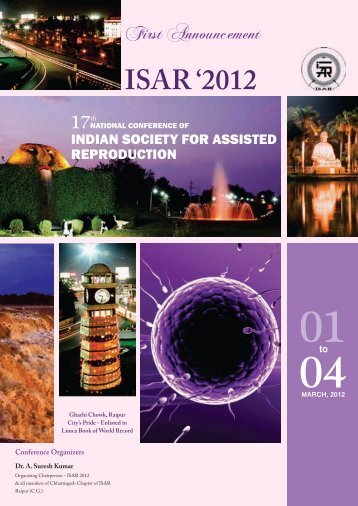 ISAR BROCHURE 2012 - Indian Society For Assisted Reproduction
