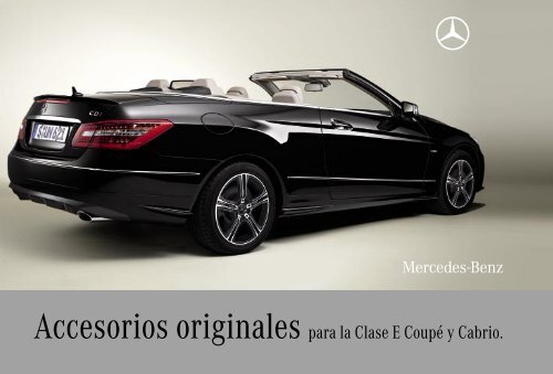 Accesorios originales papa la Clase E Coupé y Cabrio.