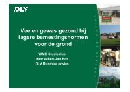 Bekijk de presentatie over bemesting - Melkvee Magazine
