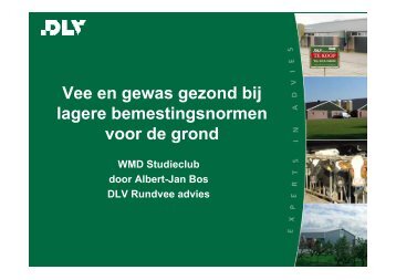 Bekijk de presentatie over bemesting - Melkvee Magazine