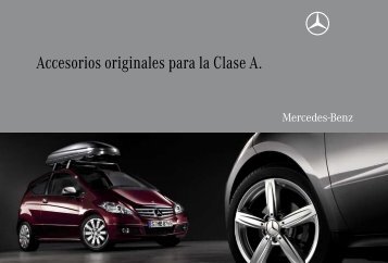 Accesorios originales para la Clase A. - Mercedes-Benz
