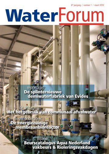 de uitdaging: Het hergebruik van communaal afvalwater nieuw ...
