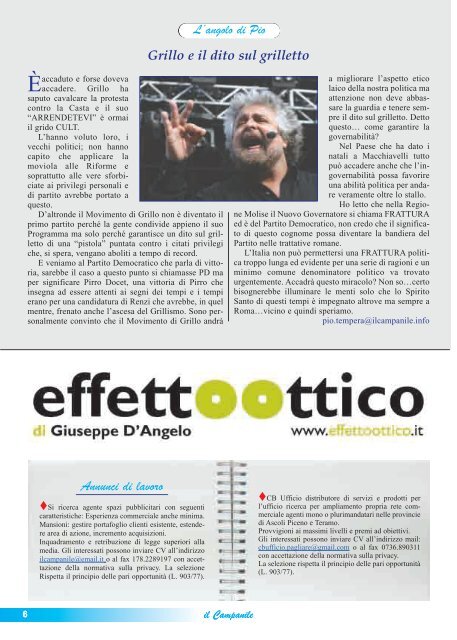 Periodico d'informazione della Vallata del Tronto - Il Campanile