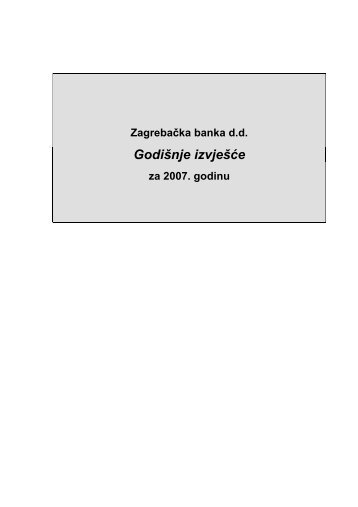 ZABA Godisnje izvjesce 2007. _2008.03.25_PDF - Zagrebačka burza