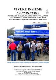 Scarica la Rivista in pdf - Associazione Quarto Oggiaro Vivibile