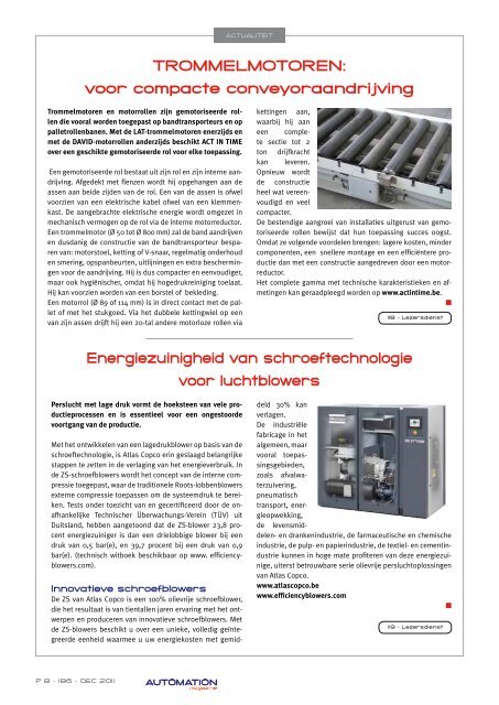 SKT gebruikt energiezuinige WQuattro-motoren - Fimop