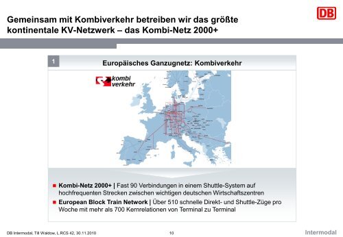 Lösungen im Kombinierten Verkehr