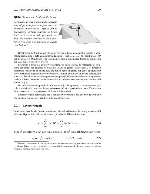 Consigli di Meccanica Razionale - Dipartimento di Ingegneria e ...