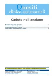 prevenzione delle cadute nell'anziano - Nursing FAD - saepe