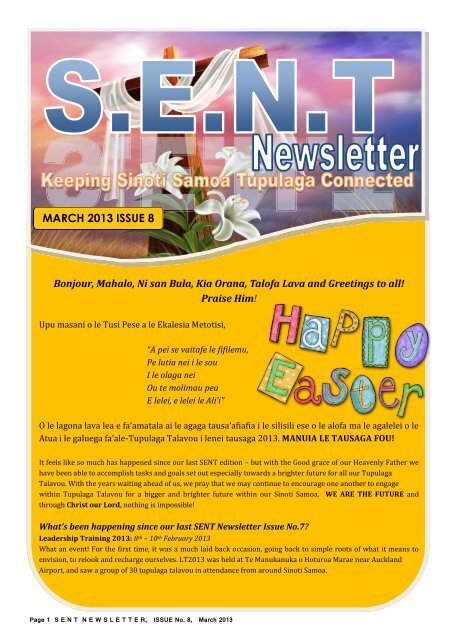 MARCH 2013 ISSUE 8 - The Methodist Church of New Zealand