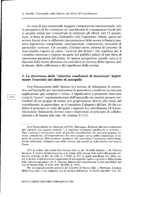 RIVISTA DI DIRITTO TRIBUTARIO INTERNAZIONALE - Rdti.it