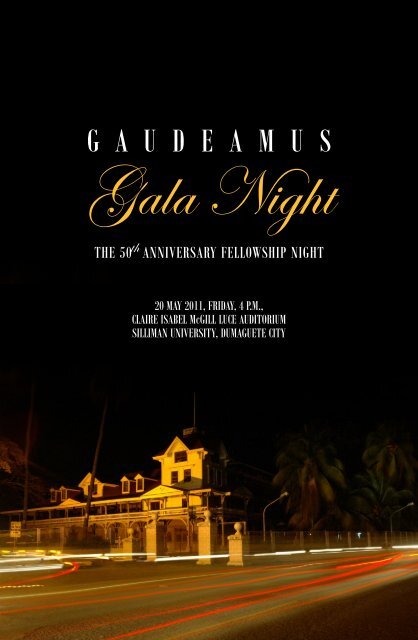 Gala Night Program.p65 - Silliman University