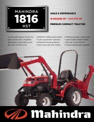 Download Brochure - Chattanooga Tractor & Equipment