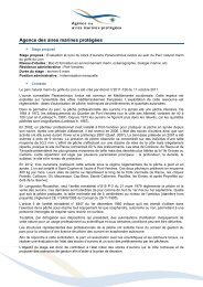 Stage Évaluation et suivi du stock d'oursins Paracentrotus lividus au ...