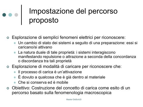 Un percorso per formare al ragionamento fisico nella fenomenologia ...