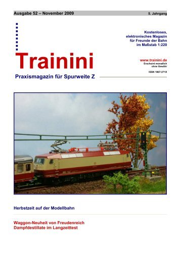 Praxismagazin für Spurweite Z - Matijsse Downloads Trainini und ...