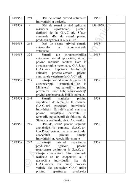 Sfatul popular al raionului Bistrita 2 1950-1968 - Arhivele Naţionale ...