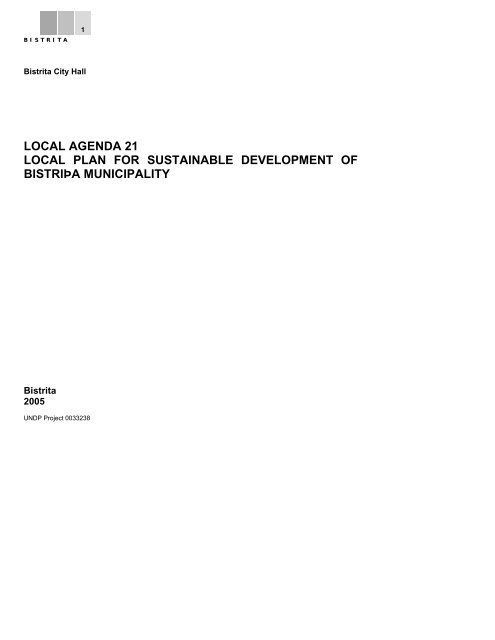 local agenda 21 local plan for sustainable development of bistriþa ...