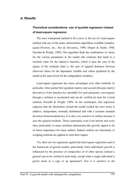 Growth model of the reared sea urchin Paracentrotus ... - SciViews