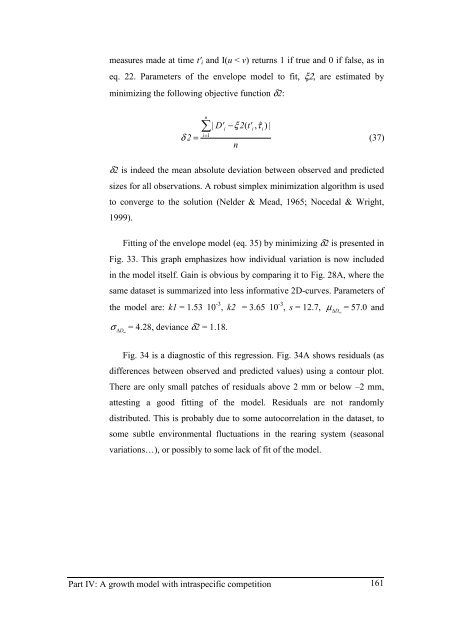 Growth model of the reared sea urchin Paracentrotus ... - SciViews