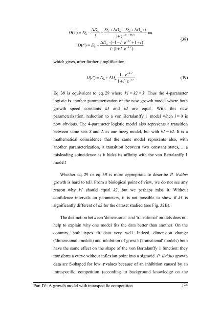 Growth model of the reared sea urchin Paracentrotus ... - SciViews