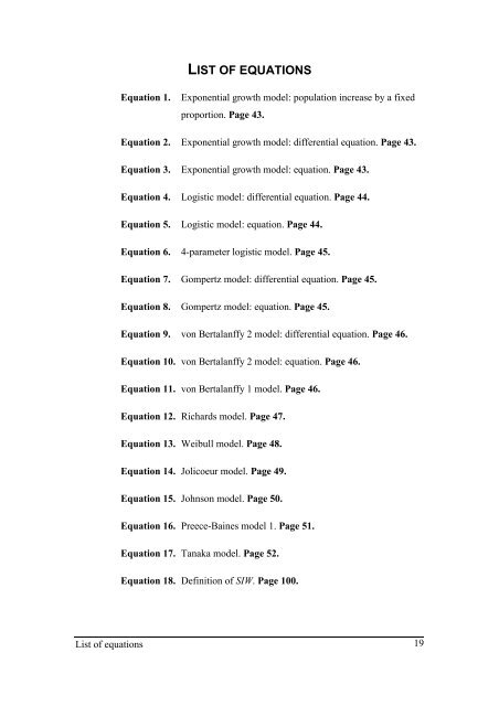 Growth model of the reared sea urchin Paracentrotus ... - SciViews