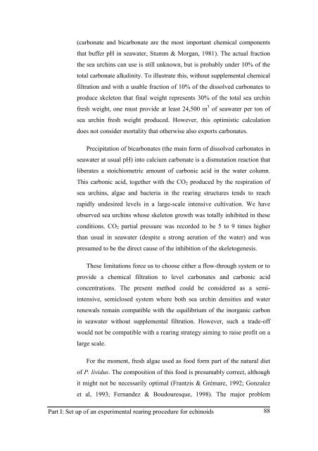 Growth model of the reared sea urchin Paracentrotus ... - SciViews