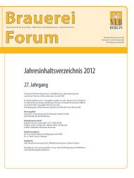 Jahresinhaltsverzeichnis 2012 - und Lehranstalt für Brauerei in Berlin