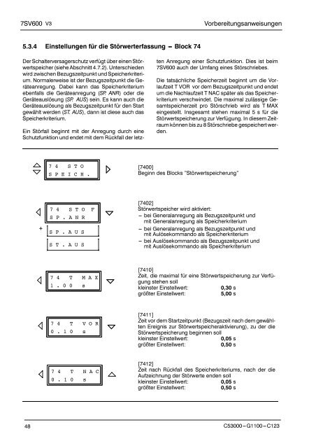 DigitaIer LeistungsschaIter versagerschutz SIPROTEC 7Sv600 v .0