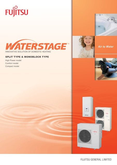 Waterstage Catalog 7nf001 1002e Fujitsu General