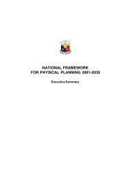 NATIONAL FRAMEWORK FOR PHYSICAL PLANNING 2001-2030