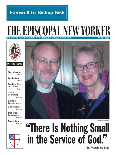 Farewell to Bishop Sisk - Episcopal Diocese of New York
