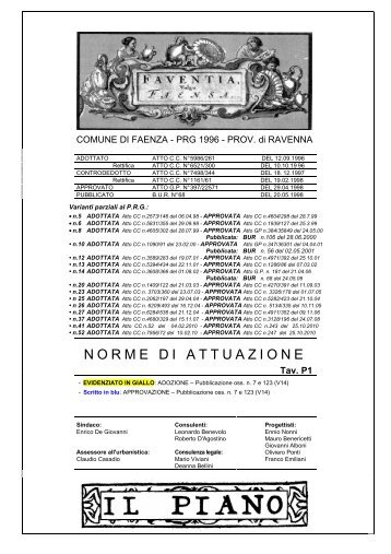 030311_NdA con v_approvate - Comune di Faenza