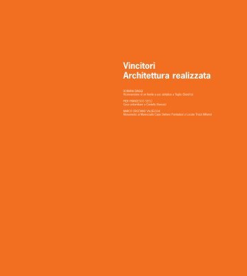 Vincitori Architettura realizzata