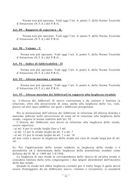 REGOLAMENTO EDILIZIO - Comune di Foiano della Chiana