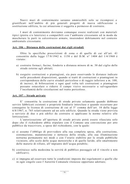 REGOLAMENTO EDILIZIO - Comune di Foiano della Chiana