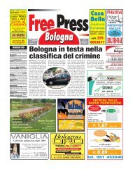 Bologna in testa nella classifica del crimine - FREE PRESS BOLOGNA
