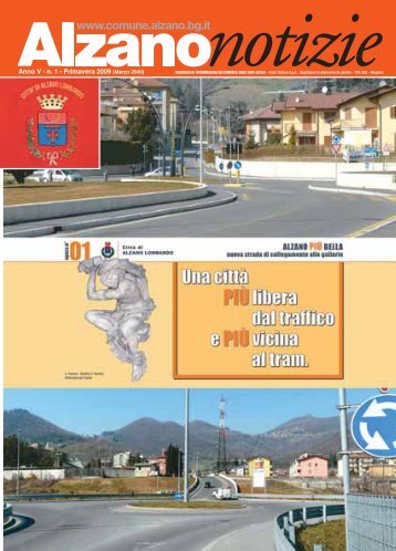 Alzano Notizie Primavera 2009 (.pdf 3MB) - Comune di Alzano ...