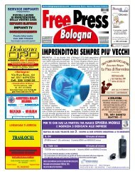 IMPRENDITORI SEMPRE PIU' VECCHI - FREE PRESS BOLOGNA