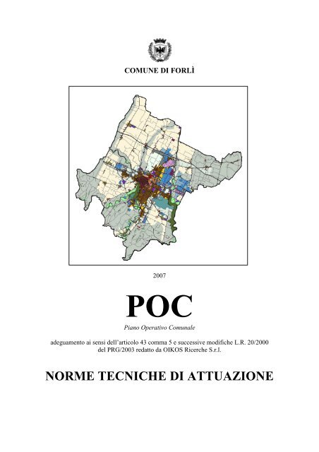 Norme Tecniche di Attuazione del Piano ... - Comune di Forlì